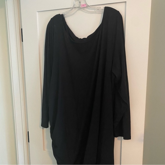 [#37] NWT Universal Standard full length black dress - Picture 4 of 5